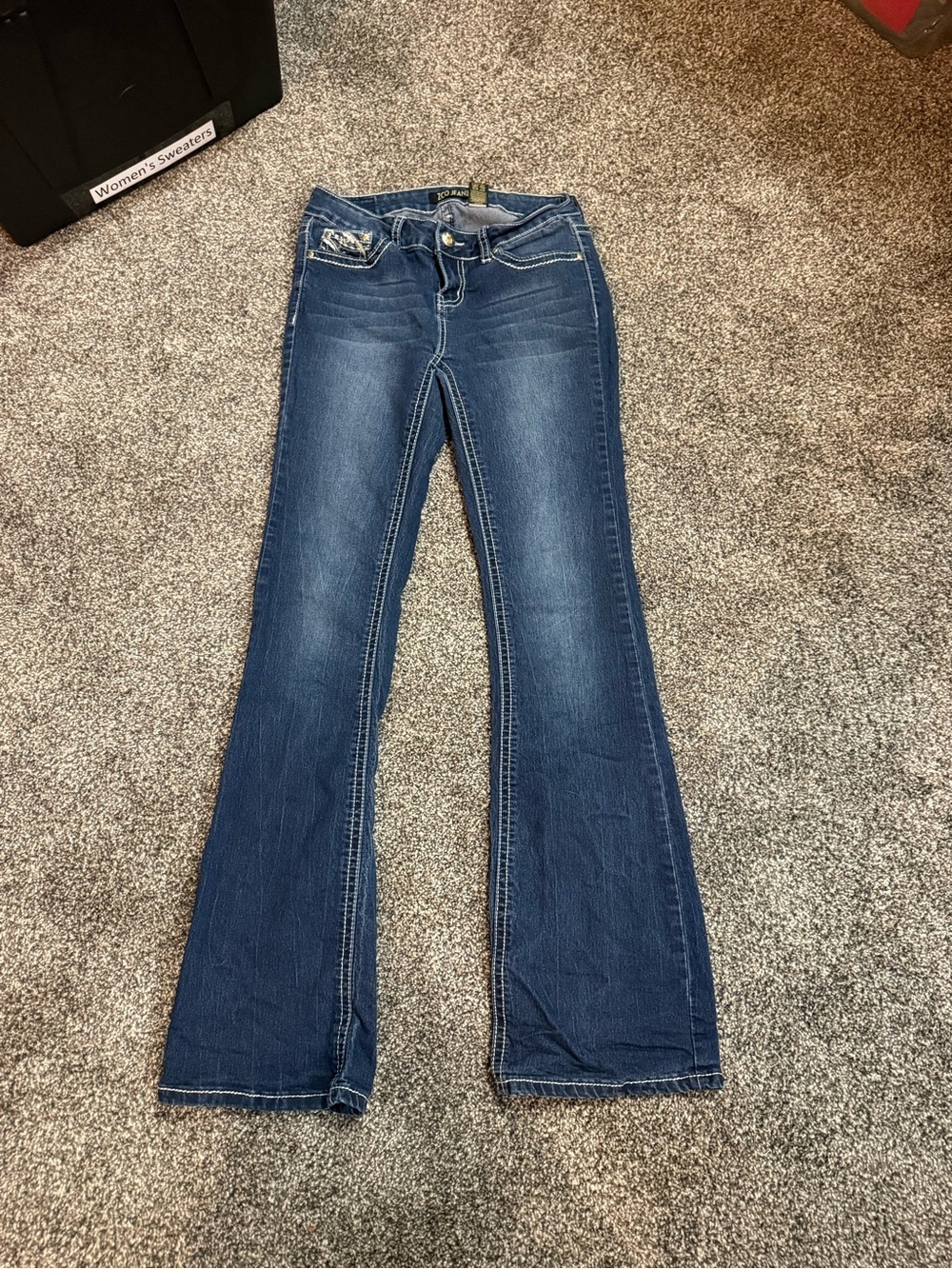 ZCO jeans dark wash flare cut - size 5